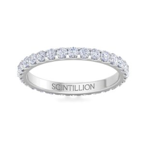 PETITE ETERNITY BAND SCALLOP SETTIING