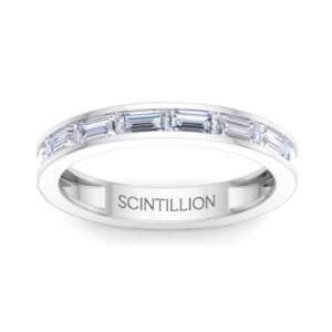 HALF-ETERNITY BAND CHANNEL SETTING POUR HOMME